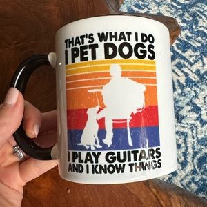 Coffee Mug Music Guitar Dogs